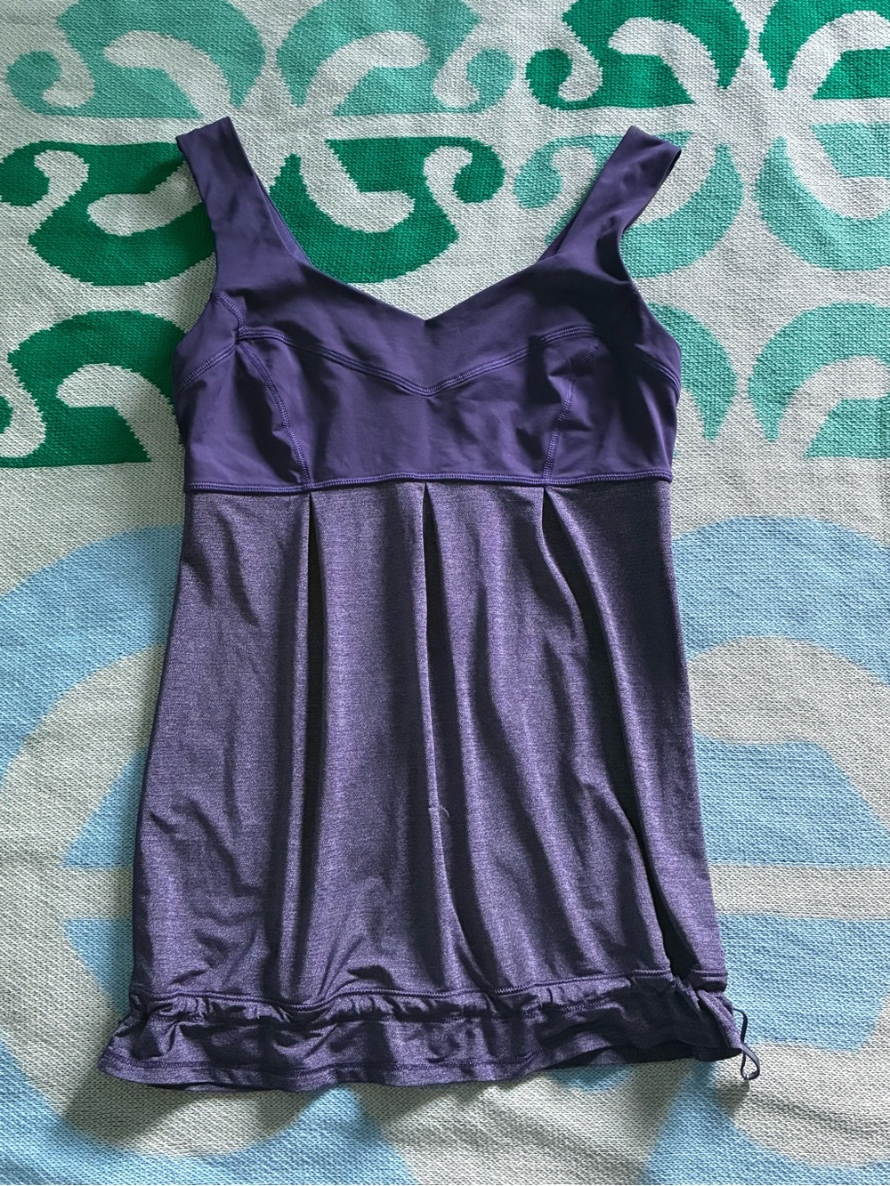 lululemon athletica Purple Shelf-Bra Tank Top